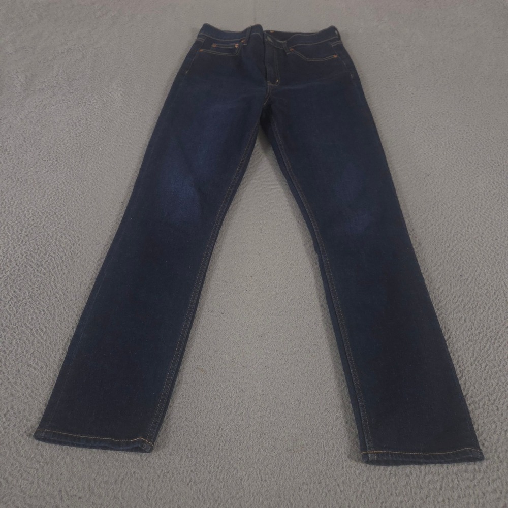 Gap Jeans Womens 10 Tall Blue Vintage Slim High Rise Dark Wash Stretch Denim